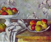 Paul Cezanne Stilleben mit apfeln und Fruchtschale oil